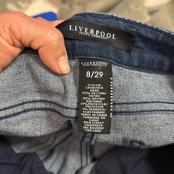 Liverpool Bae Bermuda Size 8/29 - Picture 5 of 5